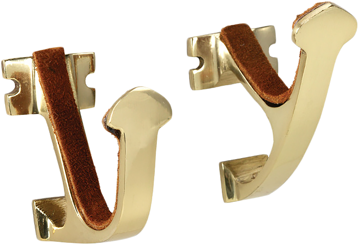 Allen 5641 Gun Hanger Set Brass Wall Mount — view 2