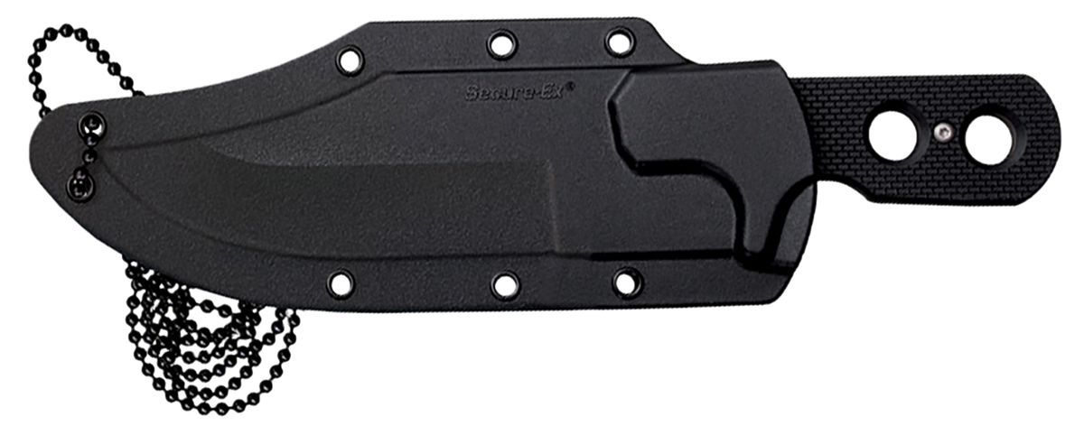 Cold Steel Mini Tac Bowie 3.63" Fixed Clip Point Plain Edge 8Cr13MoV SS Griv-Ex Handle — view 2