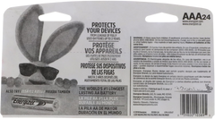 Energizer E92BP24E4 MAX AAA 1.5V Alkaline Batteries (24-Pack) - Black / Silver — view 2
