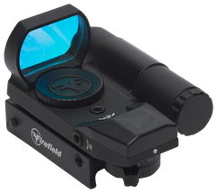 Firefield Impact Duo Reflex Sight 1x 31x22mm Multi-Reticle Red Dot with Red Laser Matte Black — view 2
