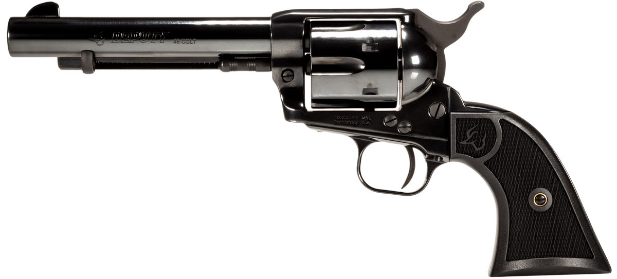 Taurus Deputy 45 Colt (LC) 5.50" 6rd SAO Revolver - Polished Black — view 2