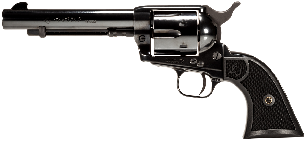 Taurus Deputy 45 Colt (LC) 4.75" 6-Rd SAO Revolver - Polished Black — view 2