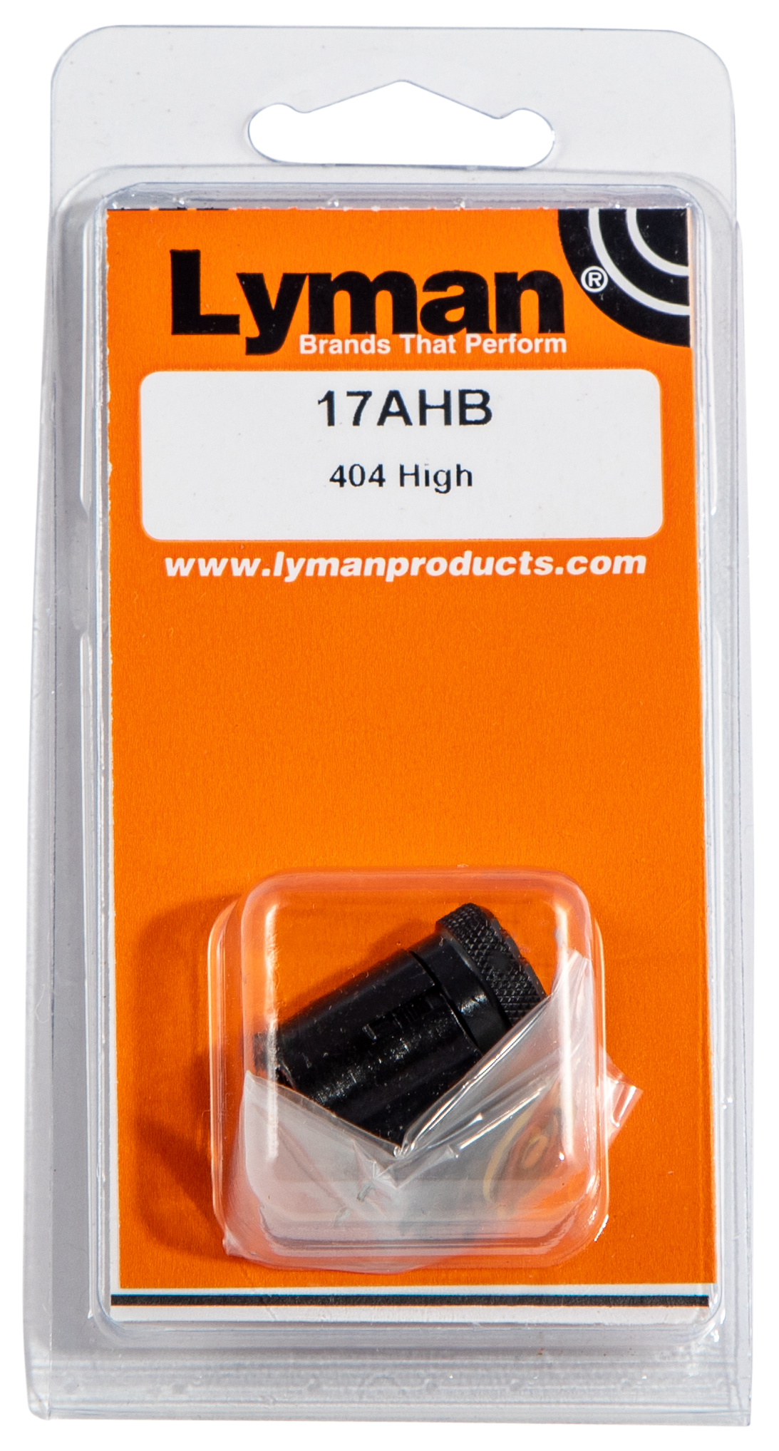Lyman 17A Target .404 High Fiber Optic Front Sight - Black — view 2