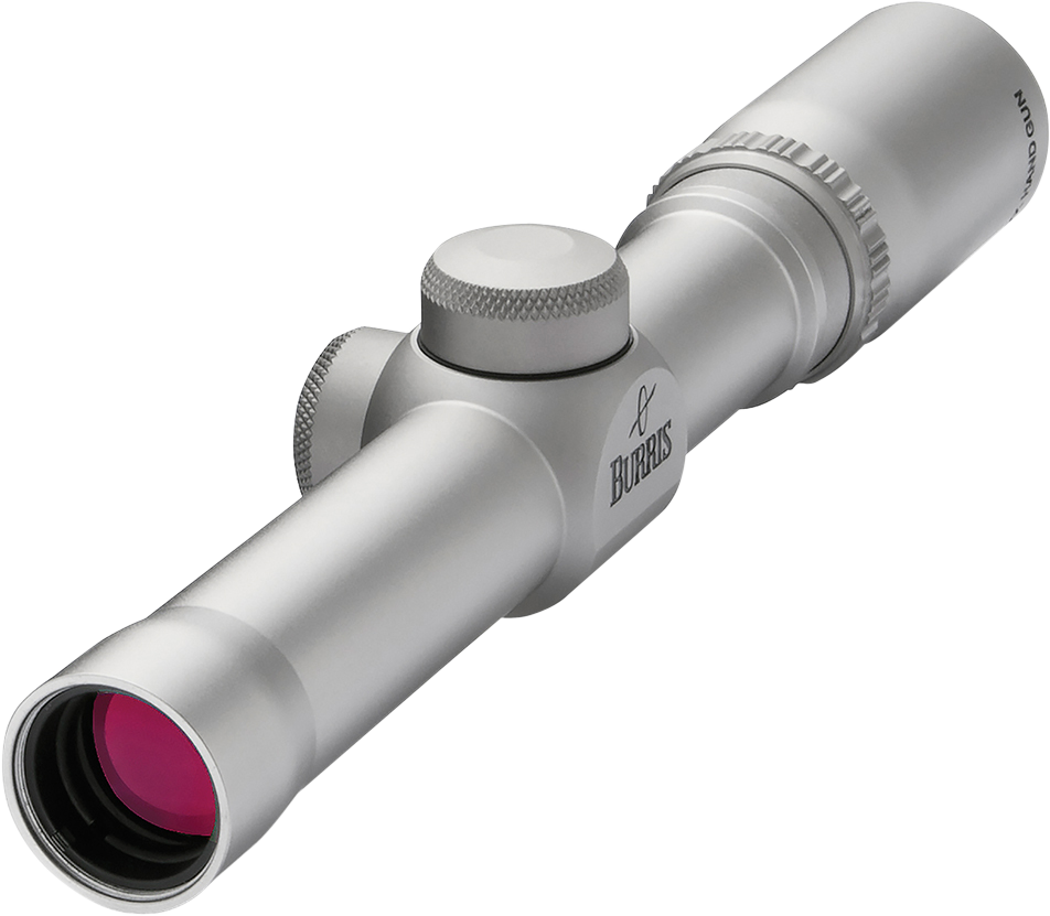 Burris Handgun 2x20mm 1" Tube Plex Reticle Scope - Nickel — view 2