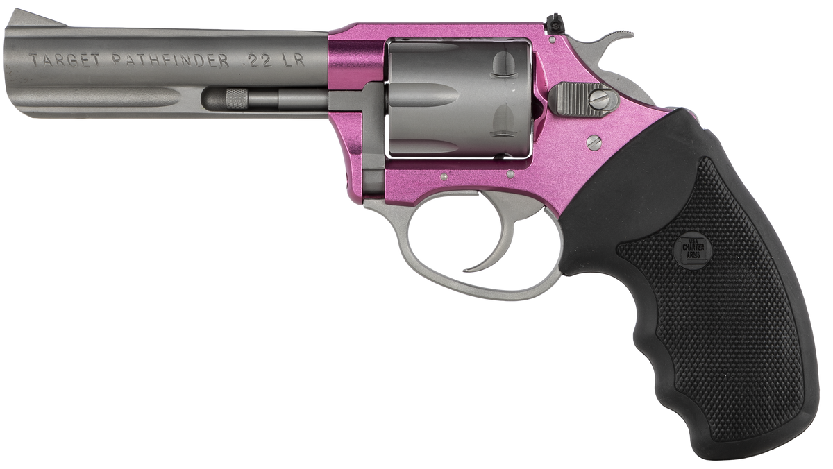 Charter Arms Pathfinder Lite 22 LR 4.20" 8-Shot DA/SA Revolver - Pink Aluminum Frame — view 2