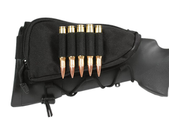 Blackhawk Ammo Cheek Pad 1000D Nylon Black Rifle Buttstock 5-Rd Holder — view 2