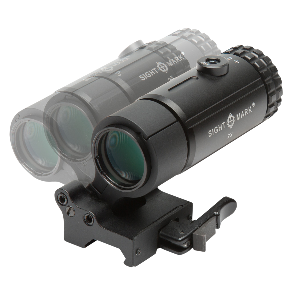 Sightmark T-3 Magnifier 3X LQD Flip to Side Mount Matte Black — view 2