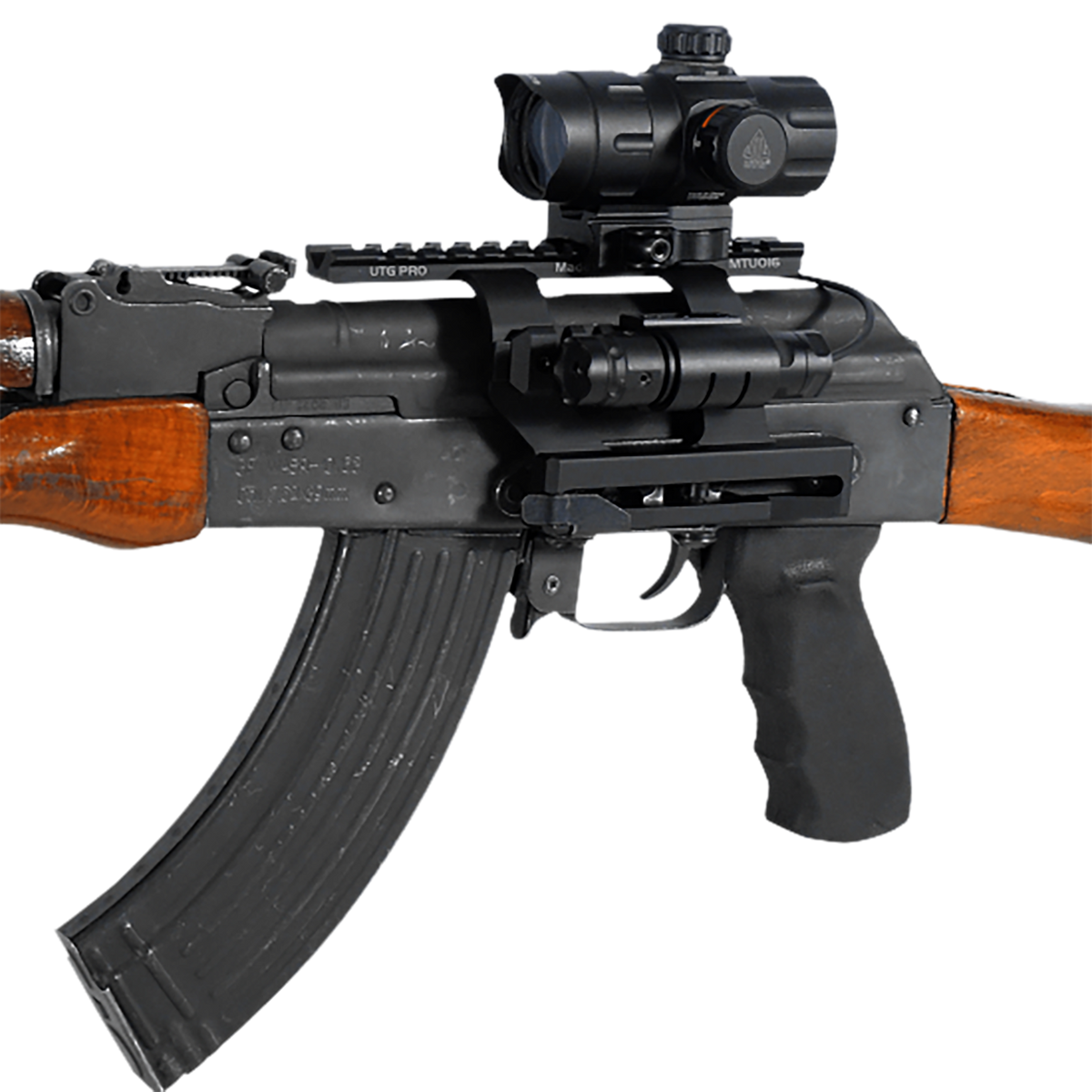UTG Pro MTU016 Quick-Detachable AK Side Mount - Black — view 2
