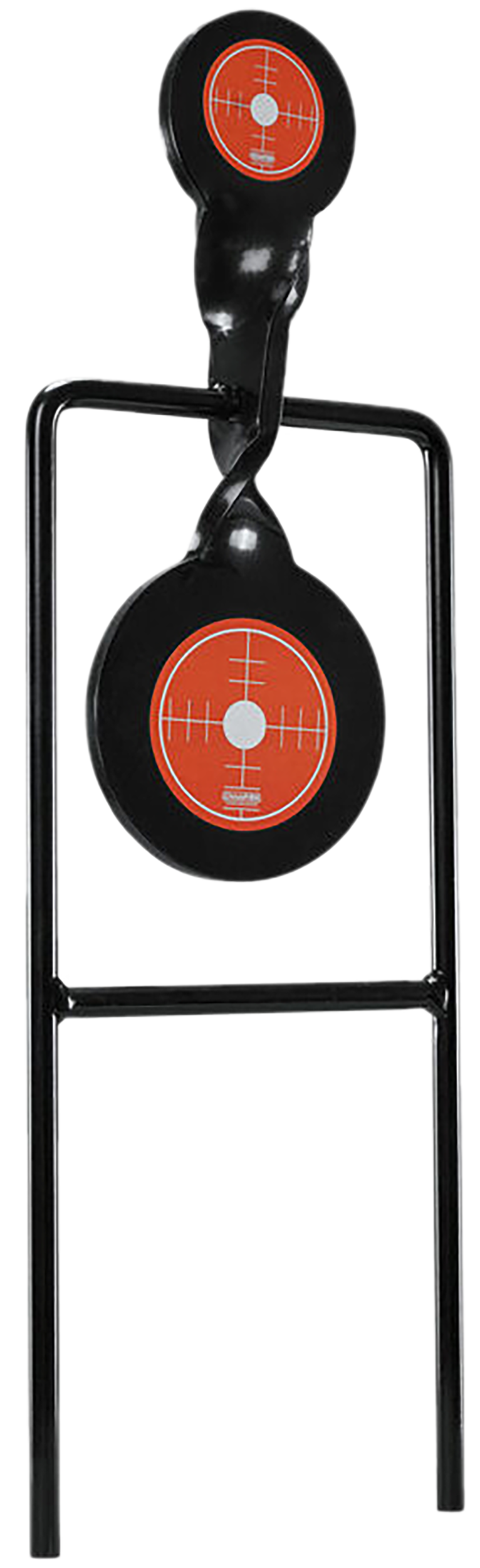 Champion Targets 40875 Gong Spinner Target 3" / 4.7" Black/Orange Steel Standing — view 2