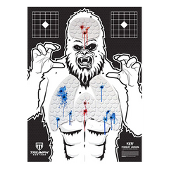 Triumph Systems Threat Down Yeti Reactive Splatter Hanging Paper Target 30" x 22" — view 2