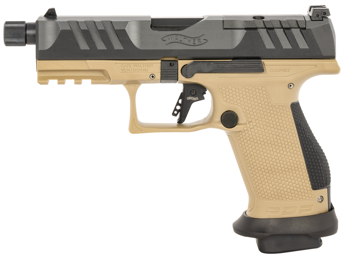 Walther Arms PDP Compact Pro SD 9mm Luger 4.6" 18+1 Striker-Fired Pistol - FDE — view 2