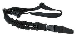TacFire One Point Sling Black Nylon 30"-40" Adjustable Double Bungee Rifle — view 2