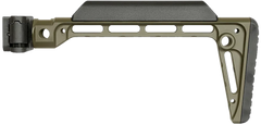 Midwest Industries Minimalistic Side Folding Stock - OD Green — view 2