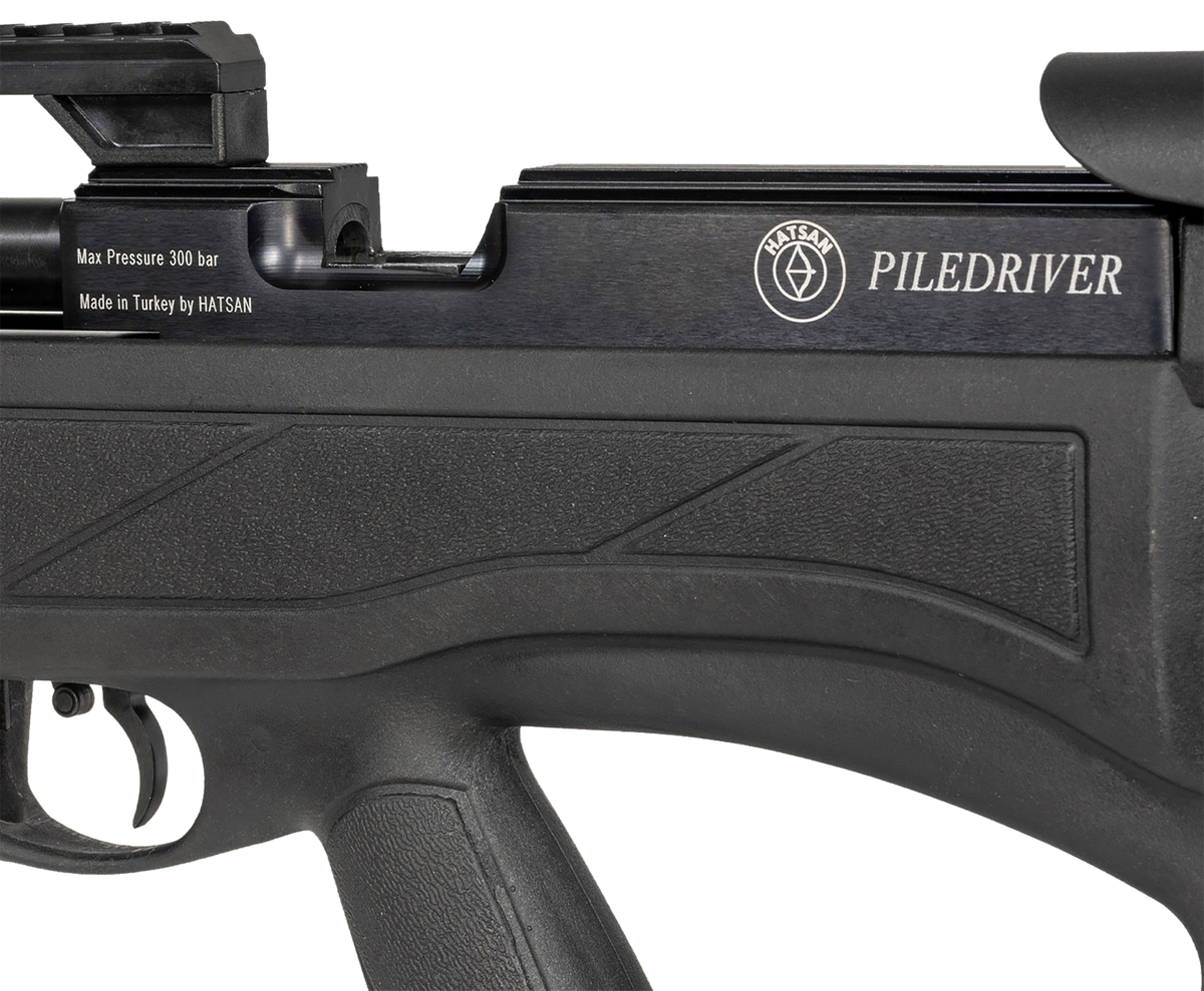 Hatsan USA Piledriver 62 Cal PCP Air Rifle 33" Bullpup Single-Shot - Black — view 2