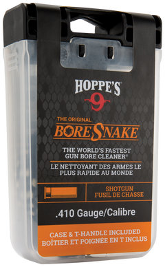Hoppes BoreSnake Den 410 Gauge Shotgun Bore Cleaner Rope - Bronze Bristle — view 2