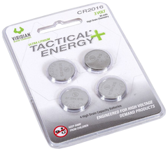 Viridian CR2016 Lithium Battery 3V 85mAh 4-Pack — view 2