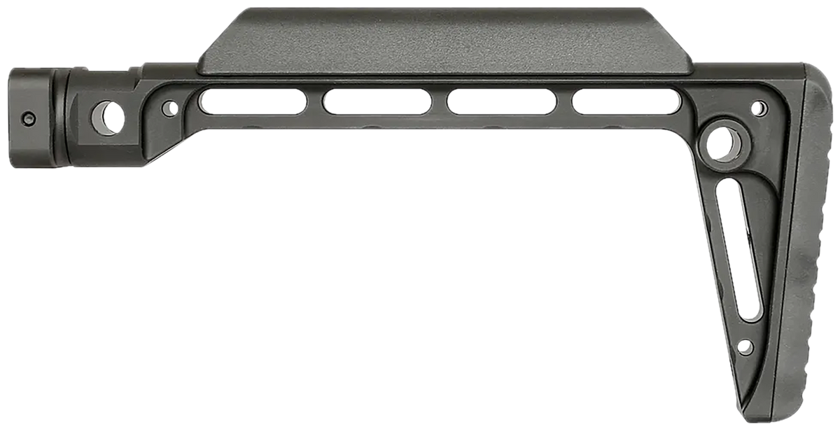Midwest Industries Minimalistic Fixed Stock 6061 Aluminum Black — view 2