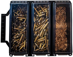 Berry's Tri-Can Triple Ammo Can 3-Compartment Black Plastic Box — view 2