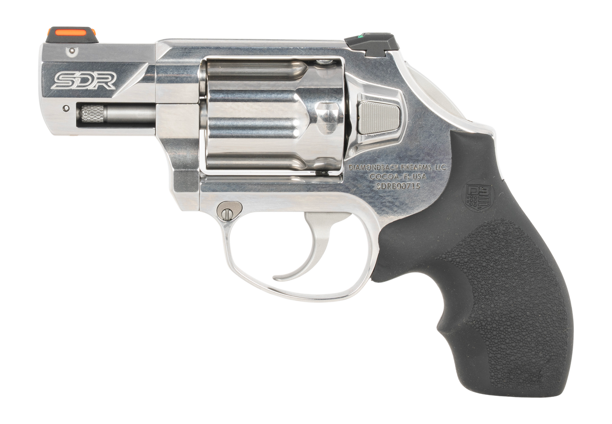 Diamondback SDR Small 357 Mag/38 Special +P 2" 6-Shot DAO Stainless Revolver — view 2