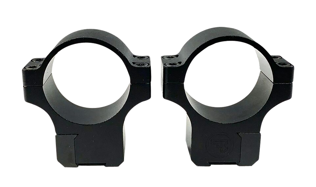 CZ Rings 457/455 30mm Medium Matte Black Scope Rings — view 2