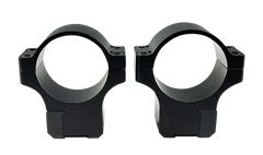 CZ Rings 457/455 30mm Medium Matte Black Scope Rings — view 2