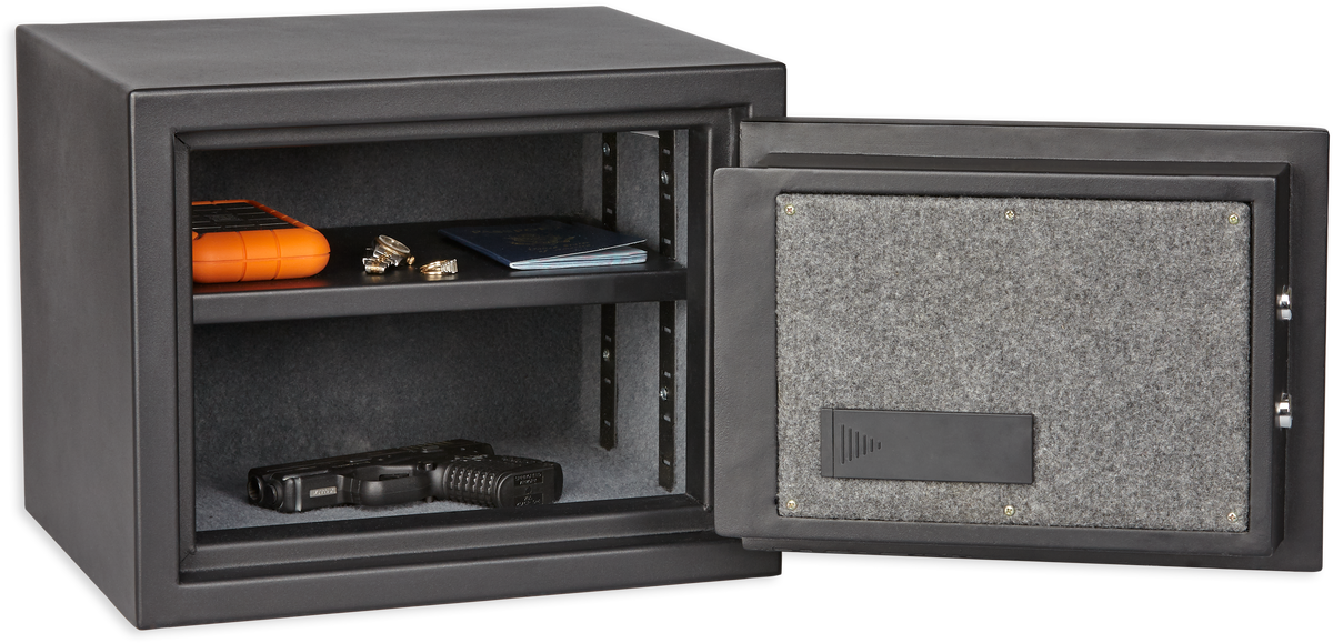 Bulldog BD1090F Digital Fire Safe Vault Electronic/Key 12" x 15" x 12" Black Steel — view 2