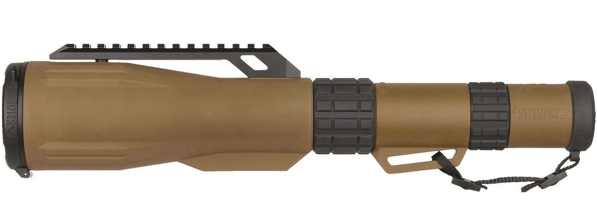 Steiner TS740 7-40x60mm Straight Body 1/2 Mil Dot Spotting Scope - Coyote Brown — view 2