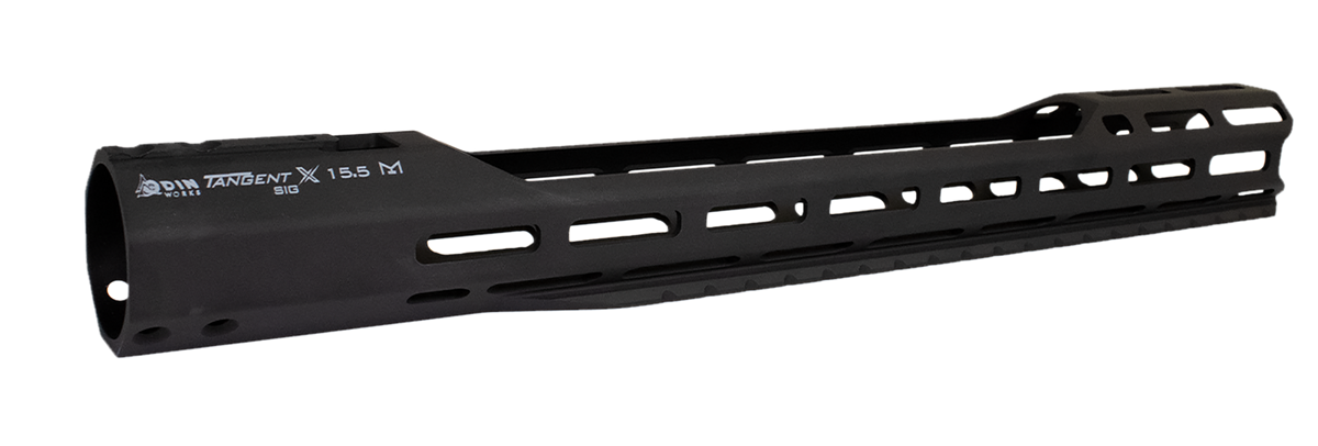 Odin Works Tangent X 15.5" Free Float M-LOK Forend Black - Sig Cross — view 2