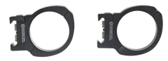Wheeler Sporter Scope Rings 30mm Medium Bi-Weaver Aluminum Black — view 2