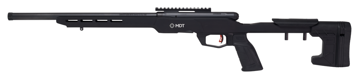 Savage 70248 B Series Precision 22 LR 18" 10+1 Bolt Action Rifle - Matte Black MDT ACC Chassis — view 2