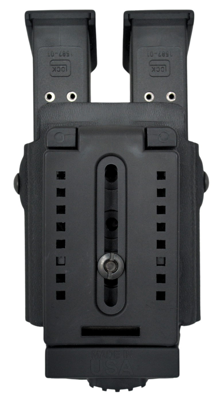 High Speed Gear 42P112BK Uniform Double Pistol Kydex Mag Pouch Black Size 1 - Fits Glock 9mm/.40 S&W/.357 Sig — view 2