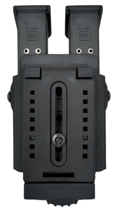 High Speed Gear 42P112BK Uniform Double Pistol Kydex Mag Pouch Black Size 1 - Fits Glock 9mm/.40 S&W/.357 Sig — view 2