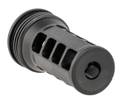 Huxwrx QD 762 Muzzle Brake 30 Cal 1/2x28 Black 2.30" AR-Platform — view 2