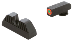 Ameriglo GL351 Protector Sight Set for Glock 42/43/43X/48 - Green Tritium Orange Outline Front / Black Serrated Rear — view 2