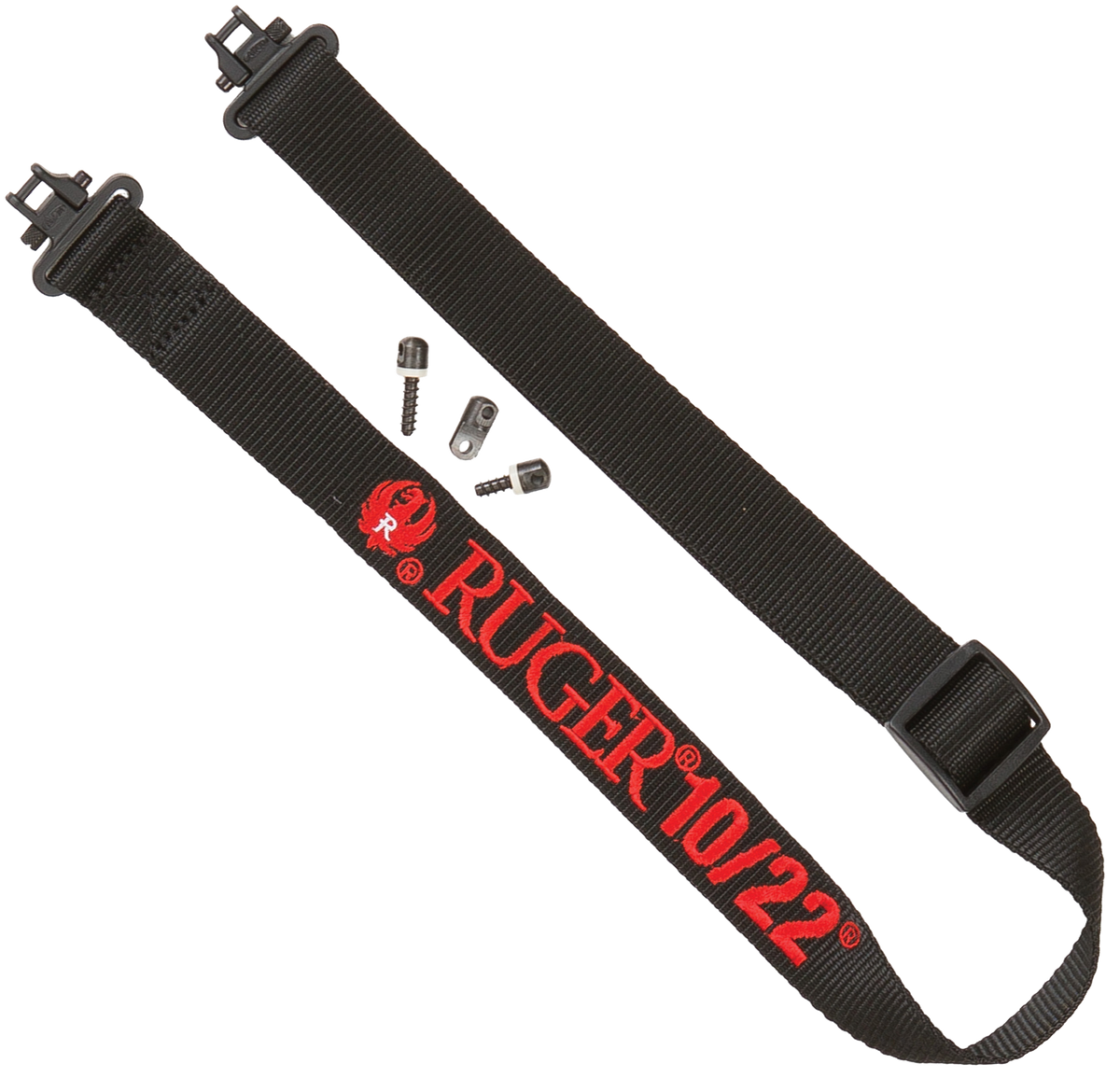 Ruger 10/22 Black/Red Webbing 22-40" Adjustable Rifle Sling — view 2