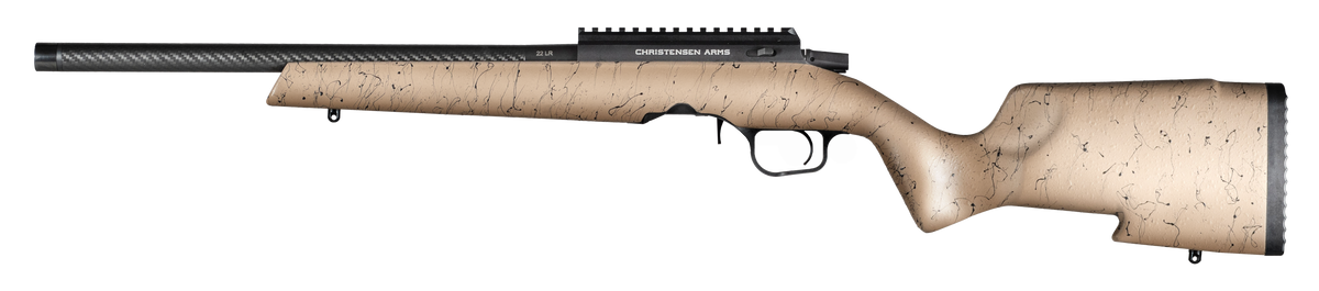 Christensen Arms Ranger 22 WMR 18" 9+1 Bolt-Action Rimfire Rifle - Tan with Black Webbing — view 2