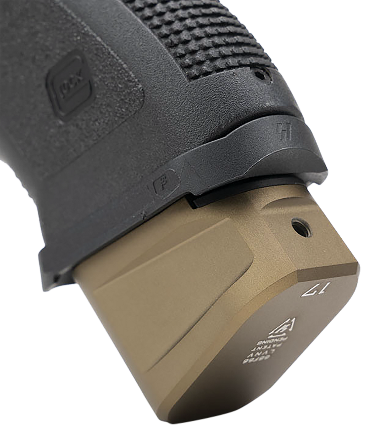 Strike Industries EMP Extended Mag Plate for Glock 17/G22 - Flat Dark Earth — view 2
