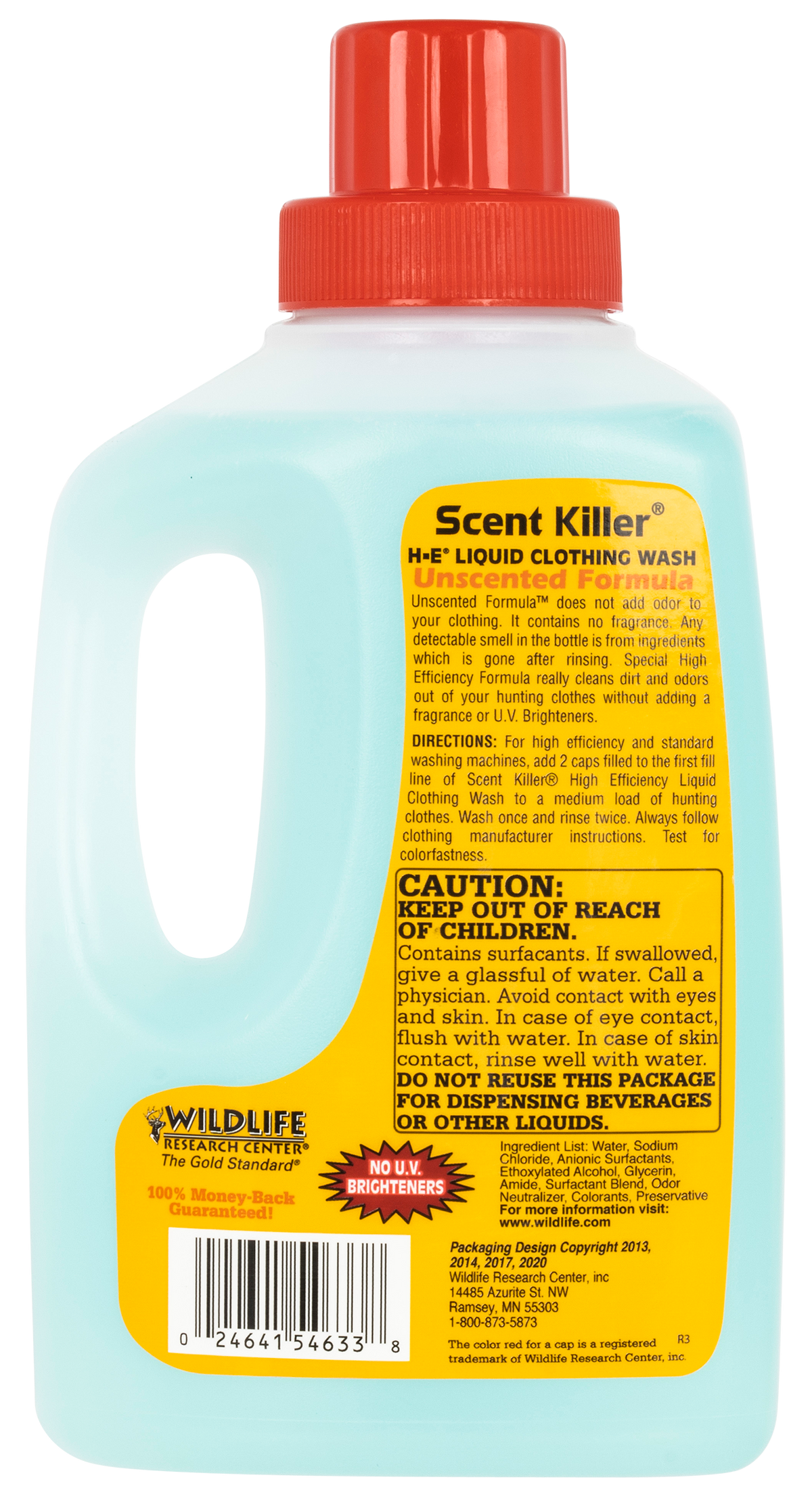 Wildlife Research Super Charged Scent Killer Clothing Wash 32oz Odorless — view 2