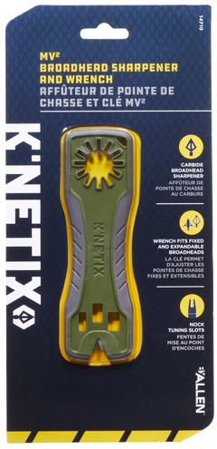 Allen K'Netix MV2 Broadhead Wrench & Sharpener 3-in-1 Gray/Olive — view 2
