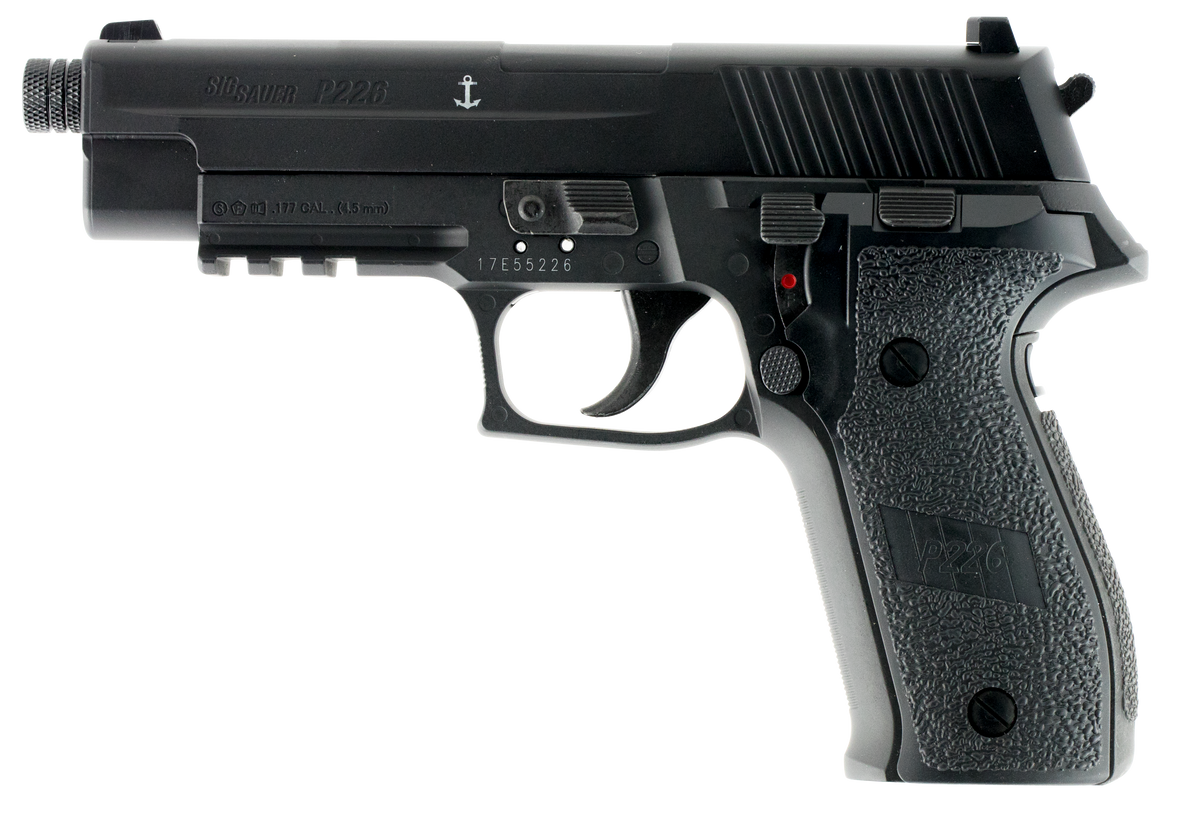 Sig Sauer Airguns P226 Air Pistol 177 16+1 CO2 Blowback DA/SA Black — view 2