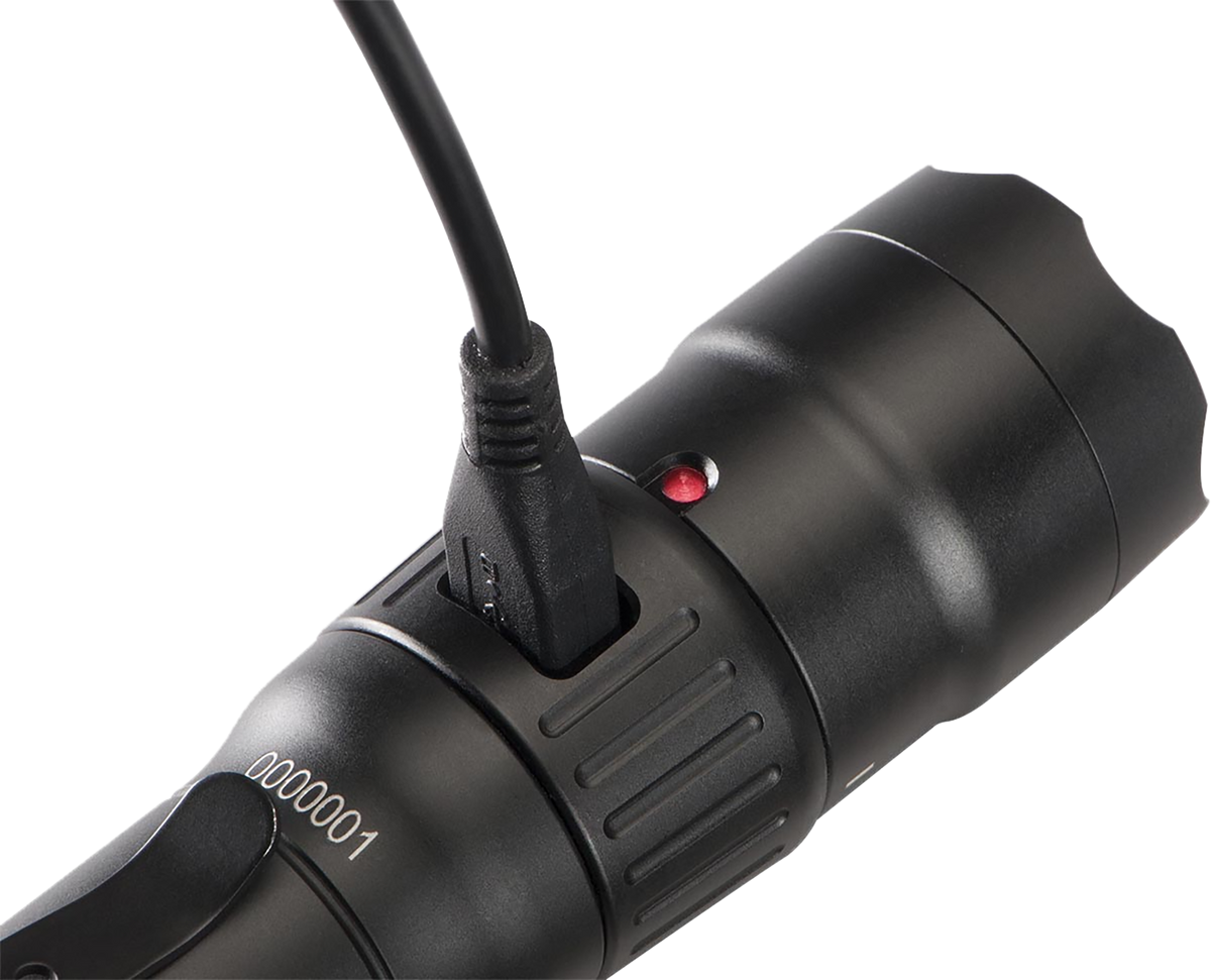 Pelican 7600 Tactical Flashlight 6.19" 37/479/944 Lumens 3-Color LED - Black Anodized — view 2