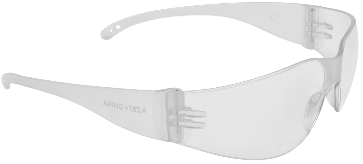 Allen Ultrx Cinder Safety Glasses Clear Lens/Frame — view 2