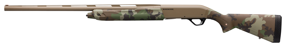 Winchester SX4 Hybrid Hunter 12 Gauge 28" 4+1 3.5" Semi-Auto Shotgun - Woodland Camo / Flat Dark Earth — view 2