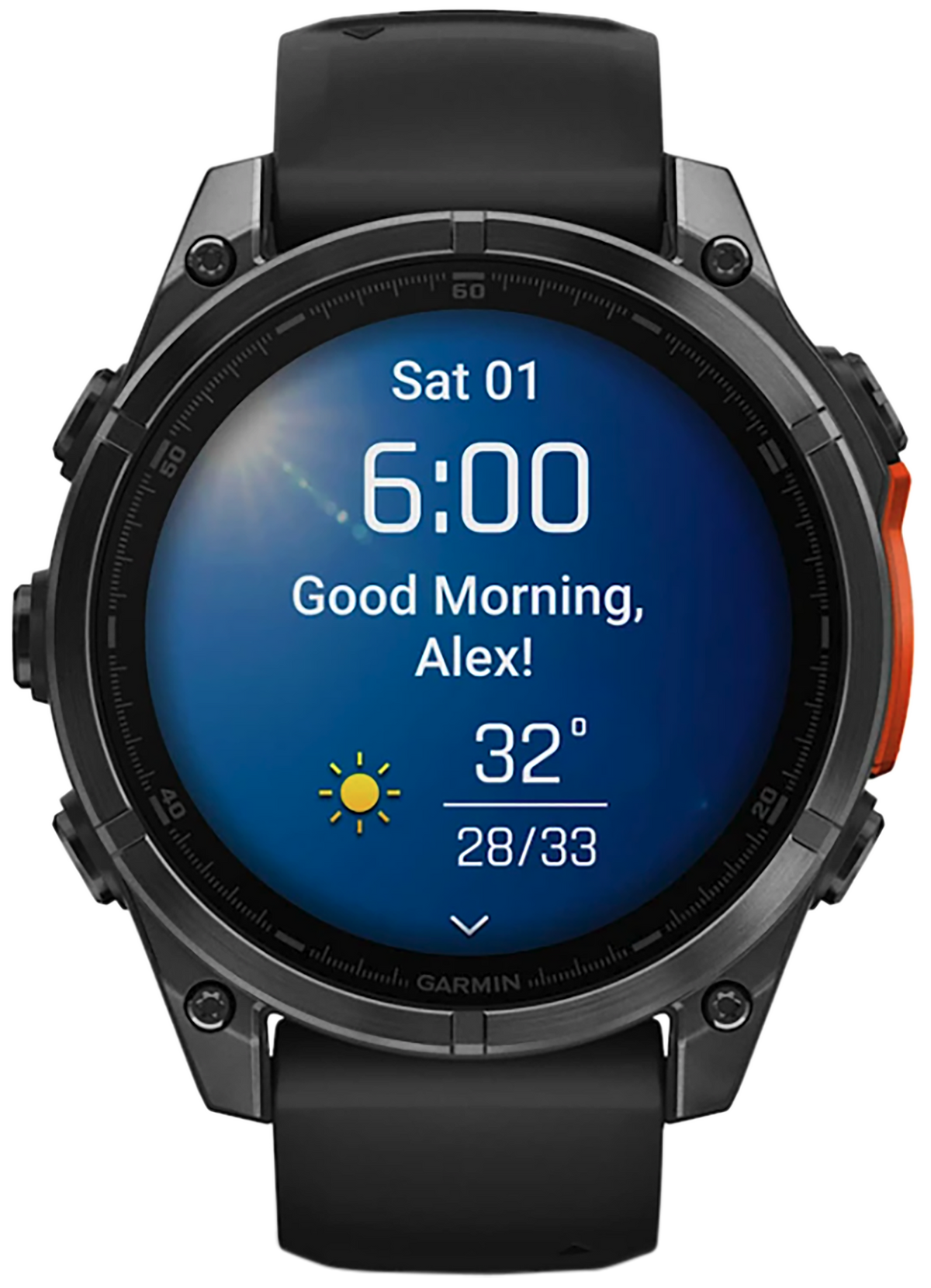 Garmin Fenix 8 47mm AMOLED Slate Gray/Black Multisport GPS Smartwatch — view 2