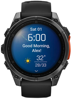 Garmin Fenix 8 47mm AMOLED Slate Gray/Black Multisport GPS Smartwatch — view 2