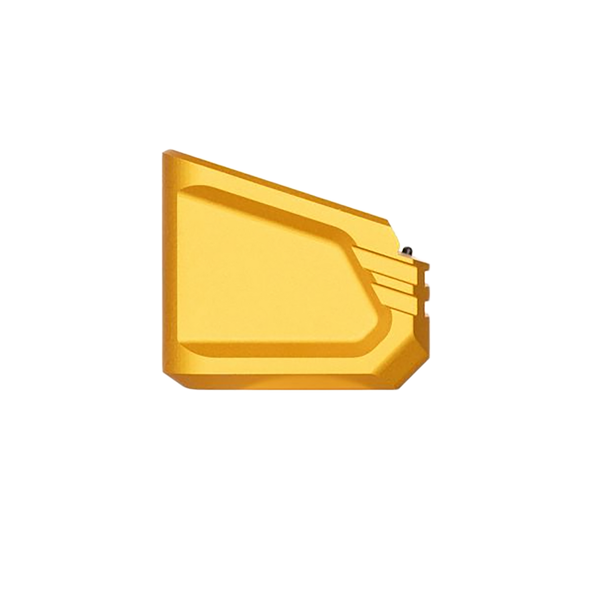 Tyrant CNC Magazine Extension for Glock 17/22/34/35/19X - Gold Aluminum — view 2