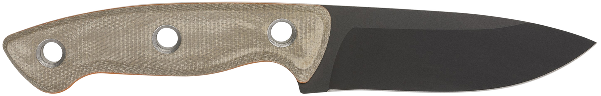 Browning Desolation Small 3.75" Fixed Modified Drop Point 440C SS - Tan Micarta Handle — view 2