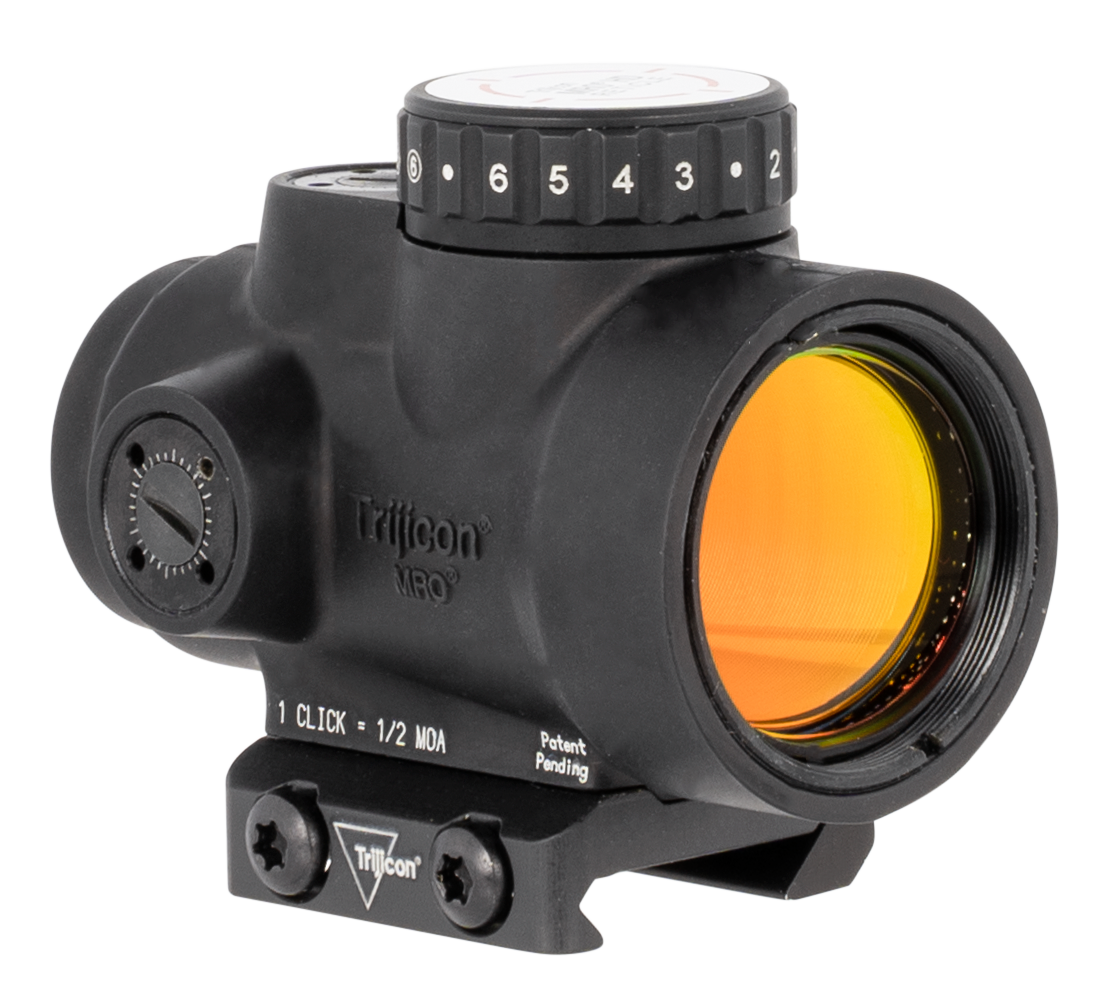 Trijicon MRO HD 1x25mm 2 MOA Red Dot/68 MOA Circle Multi Reticle Reflex Sight - Low Mount - Matte Black — view 2