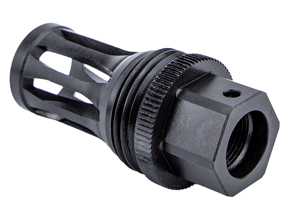 KGM Suppressors A-QD-FH-S-G36 Quick Detach Flash Hider Black Nitride Steel — view 2