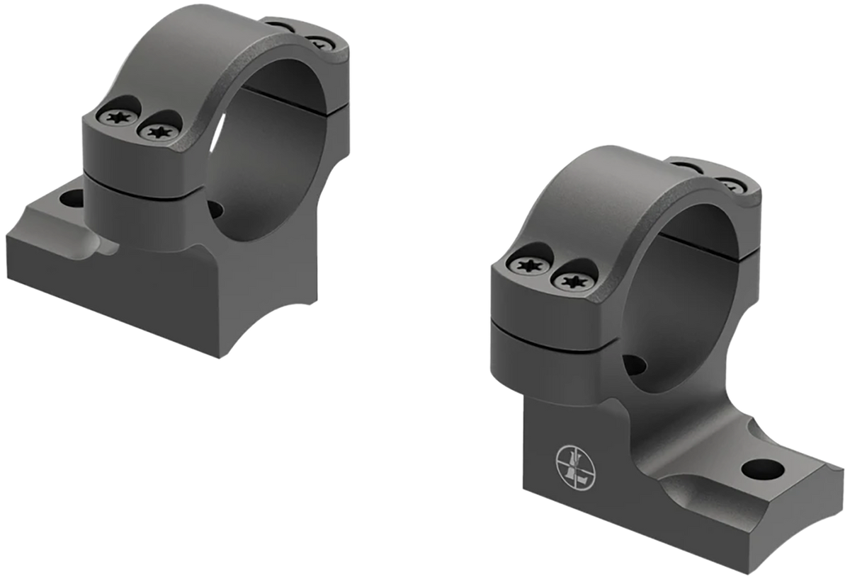 Leupold BackCountry 2-Piece Ring Mount 1" Medium Matte Black - Winchester 70 — view 2